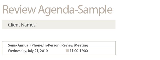 Ais Client Introductions Client Review Agenda Sample Altius Learning